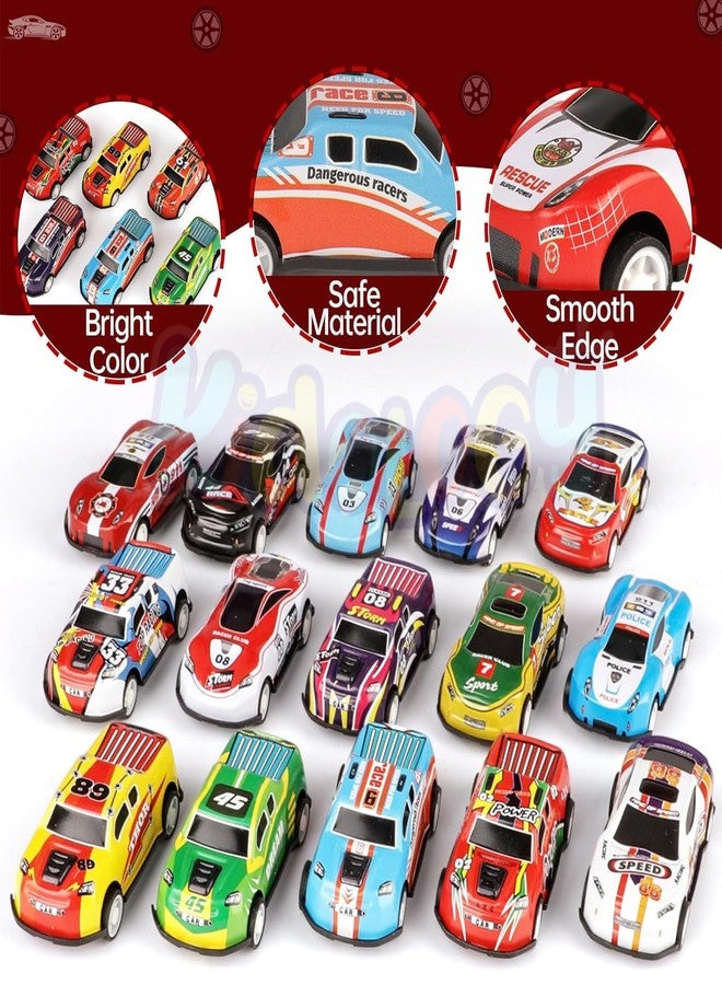 Kidology 48-Piece Pull Back Car Set, Racing & Toy Vehicles for Kids 3+, Bulk Mini Cars, Learning & Educational Stuffers Mini Cars Toy Trucks, Birthday Gift for Boys & Girls. - Image 2